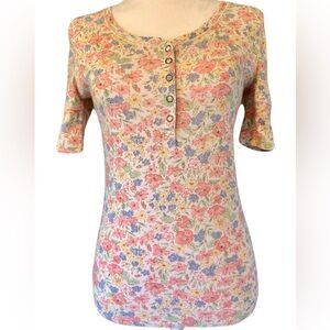 Ralph Lauren Floral Henley Top
